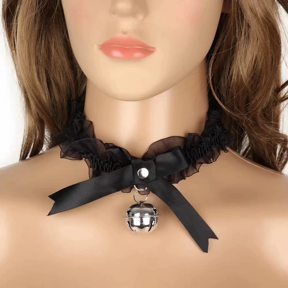 Lace Bell Collar Lingerie Accessory - 图片 7