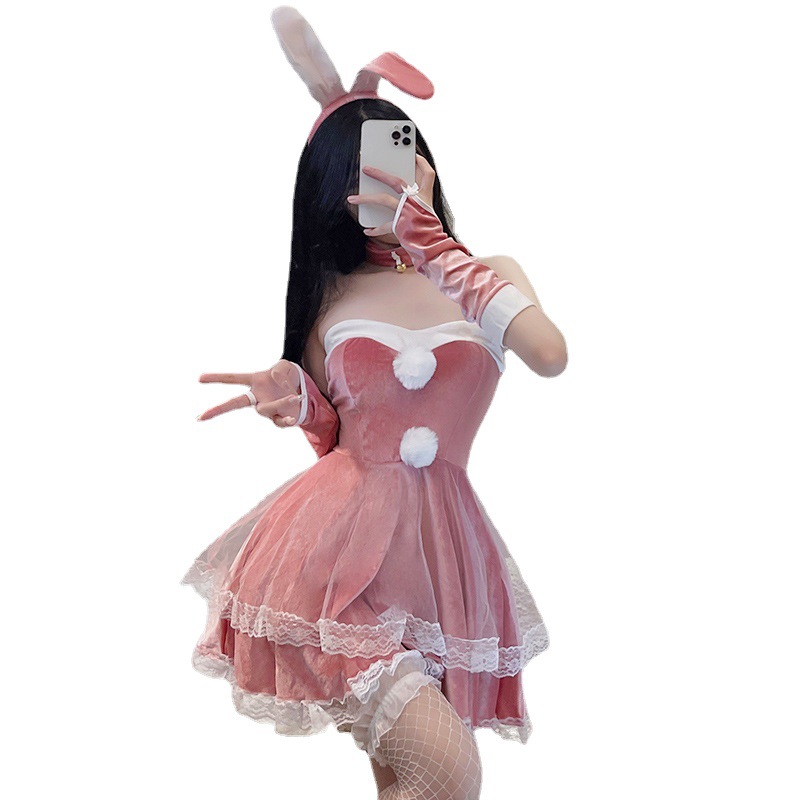 Christmas Bunny Girl Cosplay Set - 图片 5