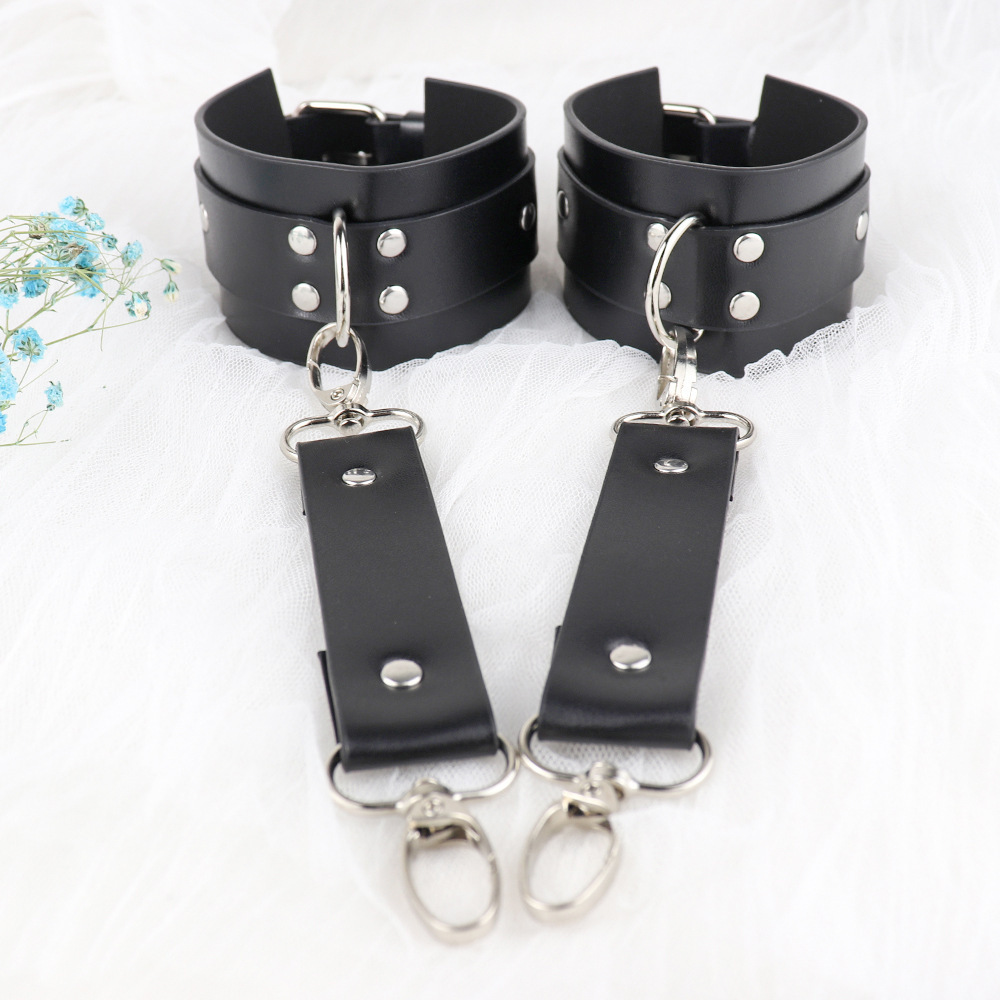 Leather Mood Wrist Restraint – Couple Play Strap - 图片 4