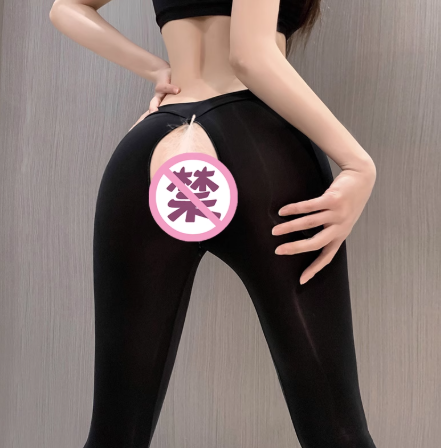Open-crotch tight yoga pants | Passionate sleepwear × sexy uniform set - 图片 2