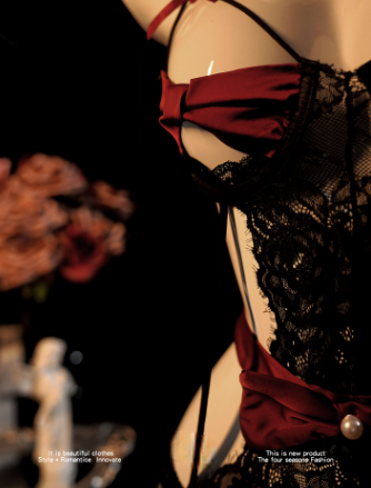 Open-Crotch One-Piece Lingerie - 图片 2