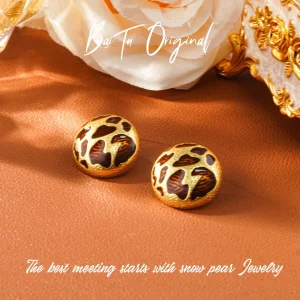 Original Fashion AQE0006 Enamel Earrings