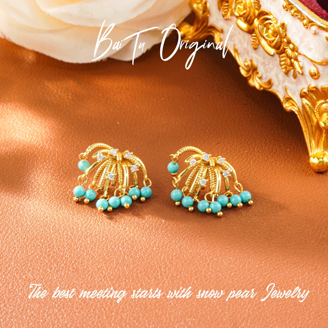 Original Fashion ARE0004 Zircon Earrings - 图片 2