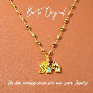 Fashion Couture WX0053 Zircon Mid-Length Necklace