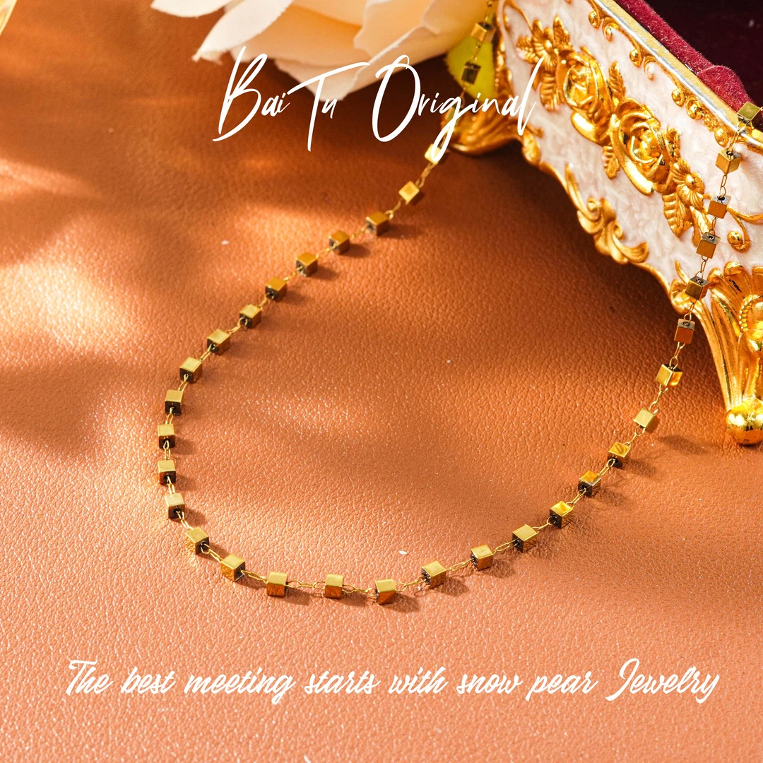 Couture WX0188 Titanium Steel Necklace (Mid-Length) - 图片 3