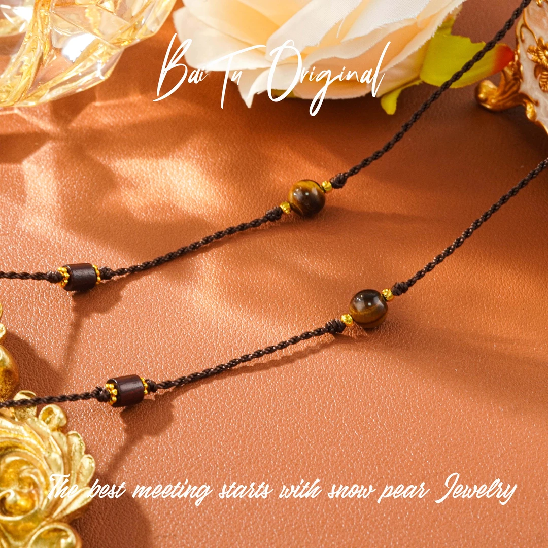 Fashion Couture AHX3455 Copper Alloy Fabric Necklace (Mid-Length) - 图片 2