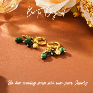 Original Design WE0165 Copper Alloy Faux Crystal Earrings